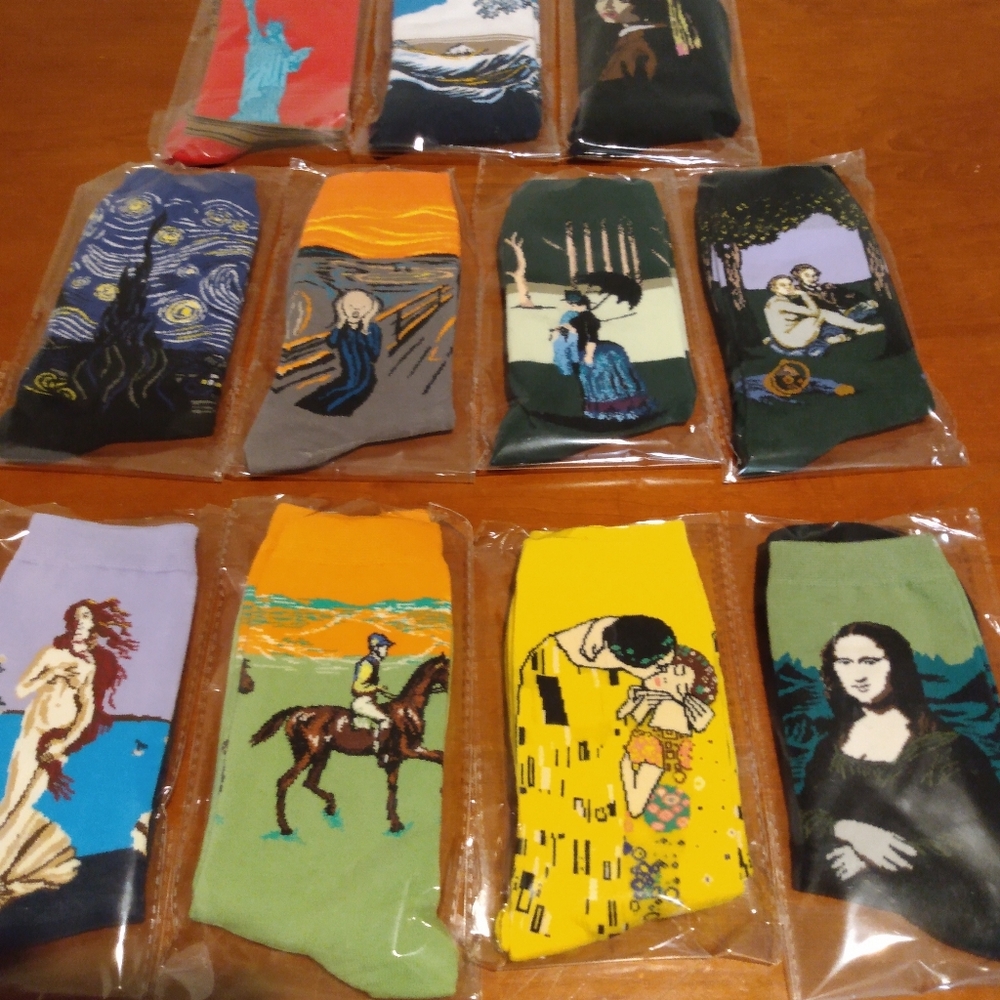 Art Socks 3 Pair Bundle!